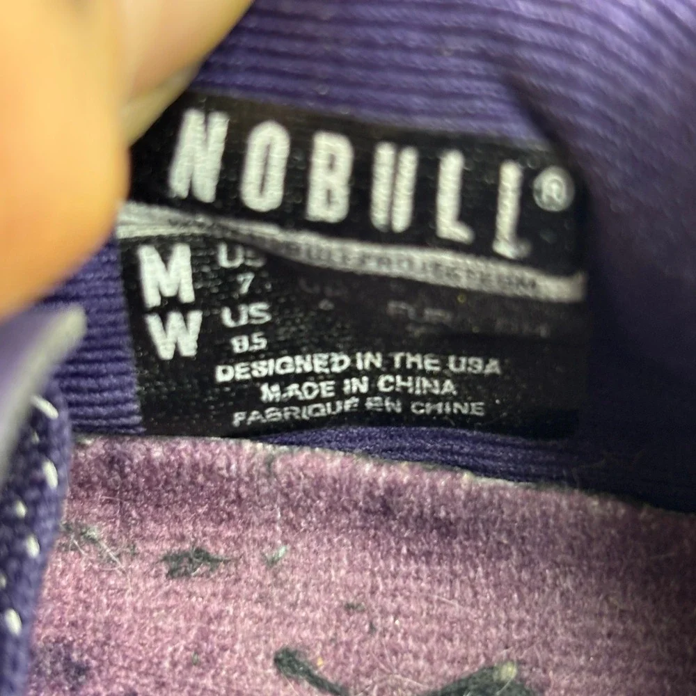 NOBULL Mesh Runner Tie Dye Sole Breathable Training Sneaker Purple Womens Sz 8.5